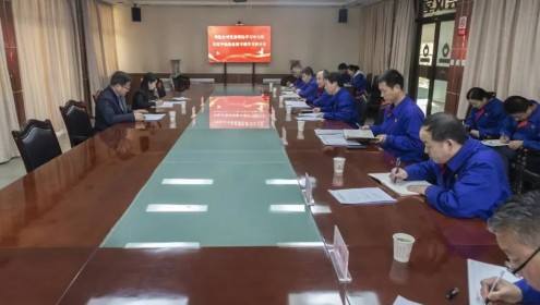 公司召开党委理论学习中心组专题学习研讨会